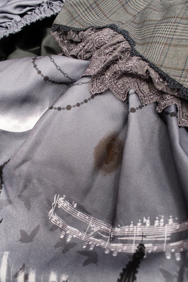 画像4: axes femme kawaii / ミスティックノクターンワンピース M グレー Y-25-11-30-184-AX-OP-SZ-ZY (4)