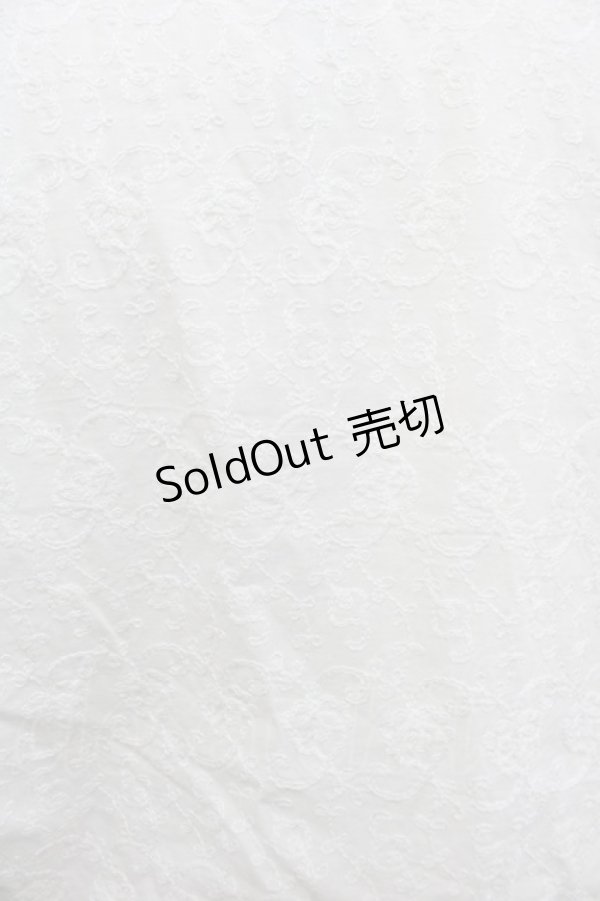 画像3: INGEBORG / 総刺繍リボンブラウス  キナリ I-25-12-02-018-LO-BL-SA-ZI (3)