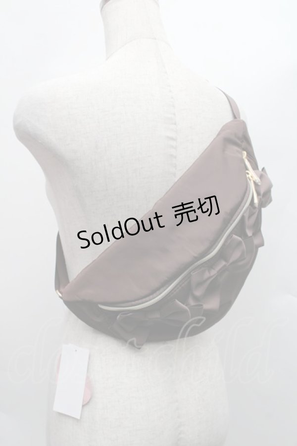 画像1: m petit by misako / TT*AM*リボンBB  ブラウン S-25-12-15-007-LO-BG-HR-ZS (1)