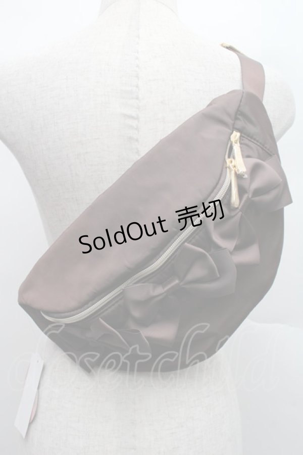 画像2: m petit by misako / TT*AM*リボンBB  ブラウン S-25-12-15-007-LO-BG-HR-ZS (2)