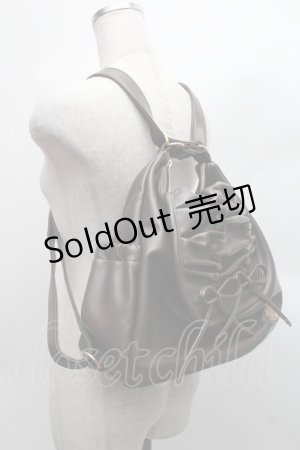 画像: m petit by misako / AM*NIリボン3WAY バッグ  ブラウン S-25-12-15-009-LO-BG-HR-ZS