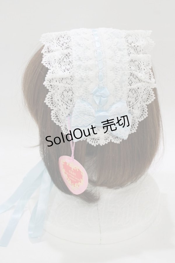 画像2: BABY,THE STARS SHINE BRIGHT / シェリルレーシィヘッドドレス  サックス H-25-12-23-1083-BA-AC-NS-ZH (2)