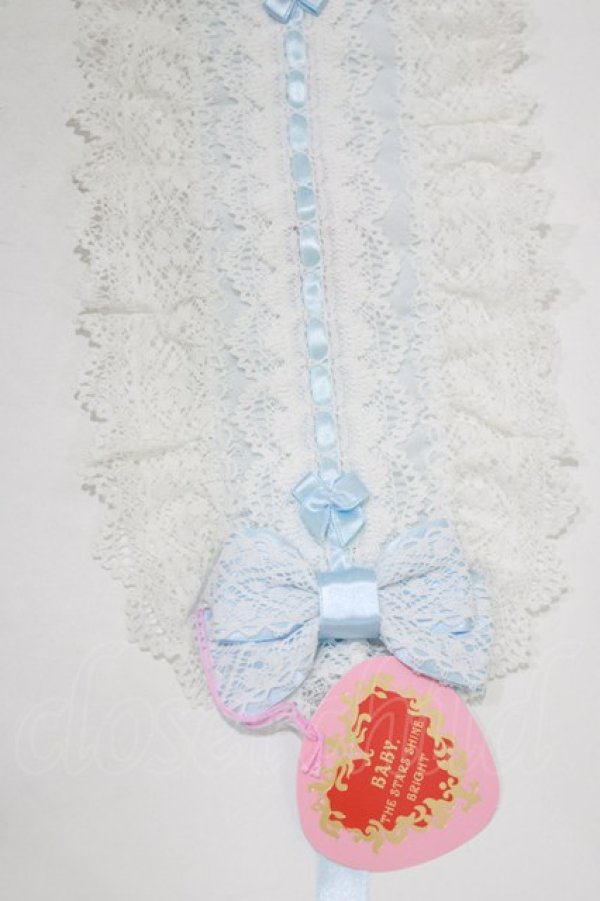 画像3: BABY,THE STARS SHINE BRIGHT / シェリルレーシィヘッドドレス  サックス H-25-12-23-1083-BA-AC-NS-ZH (3)