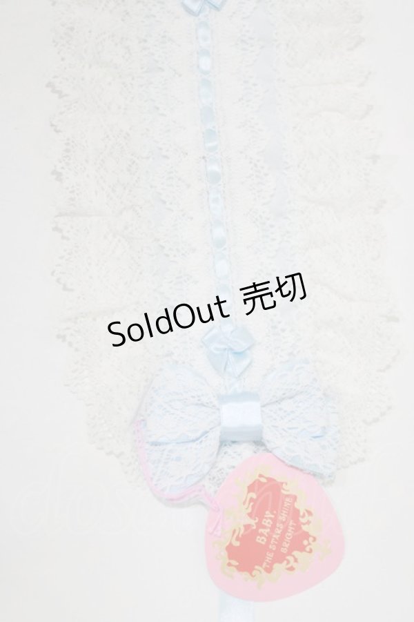 画像3: BABY,THE STARS SHINE BRIGHT / シェリルレーシィヘッドドレス  サックス H-25-12-23-1083-BA-AC-NS-ZH (3)