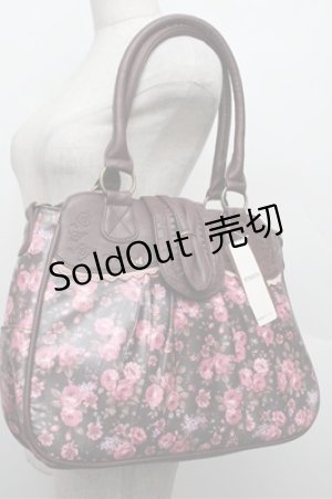 画像: axes femme / ロマンティックローズボストン  ピンクｘブラウン S-25-12-24-017-AX-BG-HR-ZS