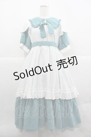 画像: Favorite / セーラー襟お嬢様ワンピース XL グリーン I-25-12-27-082-LO-OP-SA-ZI