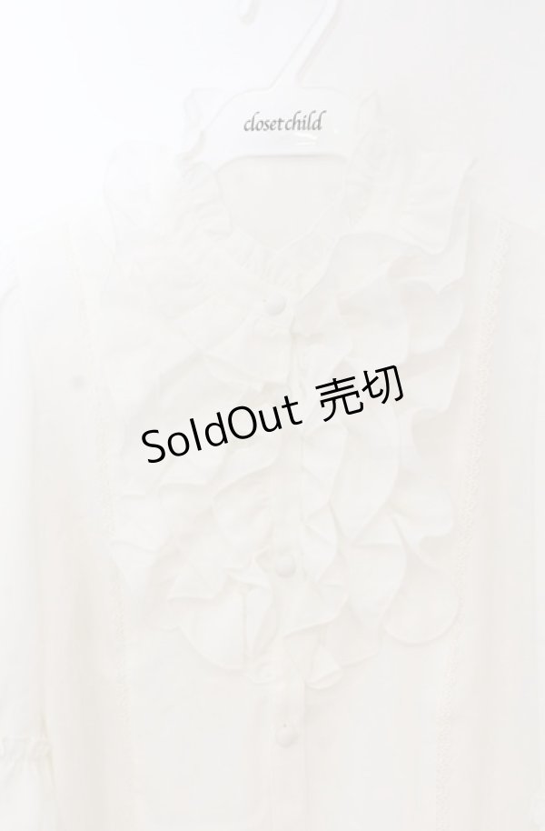 画像2: axes femme Kawaii / シャルロットブラウス M シロ O-25-12-29-056-AX-BL-OW-OS (2)