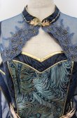 画像2: Epetice / Doirs Night 孔雀鱗ドレス M ブルー O-25-11-07-003-LO-OP-YM-OS (2)