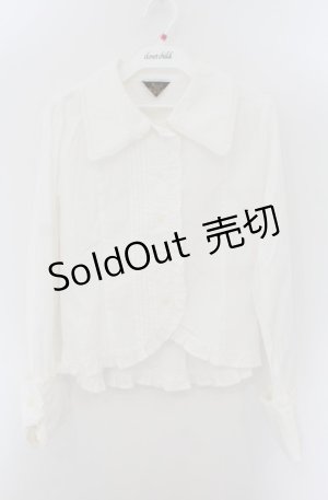 画像: ALICE and the PIRATES / マッドハッターのブラウス  シロ O-26-01-24-072-PA-BL-IG-OS