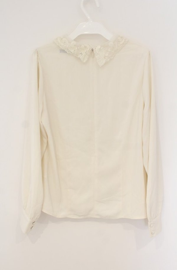 画像3: an another angelus / レース襟プルブラウス F アイボリー O-26-01-23-057-CA-BL-OW-ZT0127G (3)