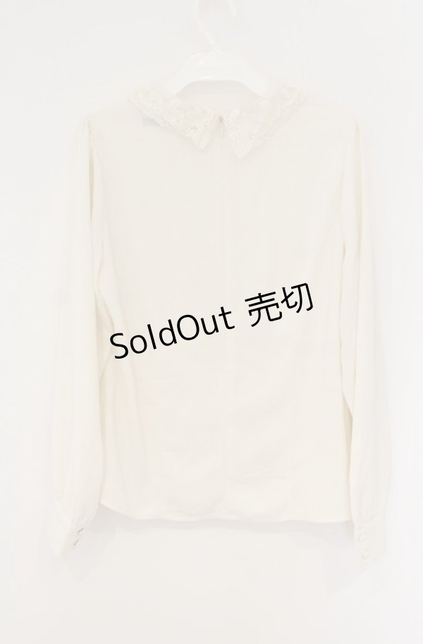 画像3: an another angelus / レース襟プルブラウス F アイボリー O-26-01-23-057-CA-BL-OW-ZT188 (3)