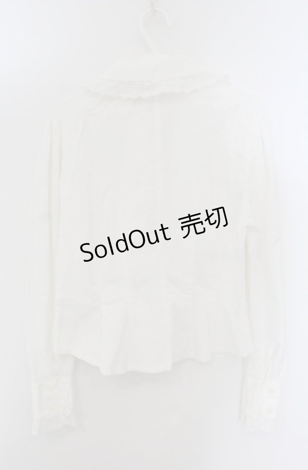 画像3: BABY,THE STARS SHINE BRIGHT / メアリーブラウス  シロ O-26-01-24-067-BA-BL-IG-OS (3)