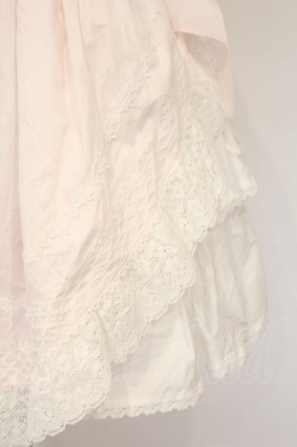 画像4: BABY,THE STARS SHINE BRIGHT / シャーリングプリンセスジャンパースカート  ピンク O-26-01-26-011-BA-SK-OW-OS (4)