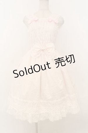 画像: BABY,THE STARS SHINE BRIGHT / シャーリングプリンセスジャンパースカート  ピンク O-26-01-26-011-BA-SK-OW-OS