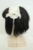 画像2: MILK / Poupee ヘッドドレス  シロ O-26-01-30-002-ML-AC-IG-OS (2)
