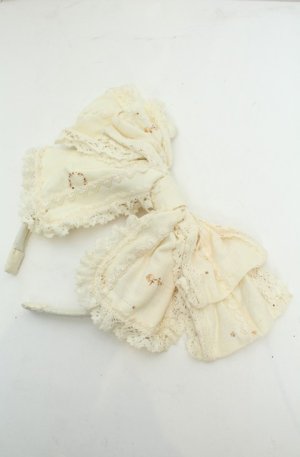 画像: BABY,THE STARS SHINE BRIGHT / My little red riding hood柄リボンカチューシャ  オフシロ O-26-01-30-028-BA-AC-IG-OS