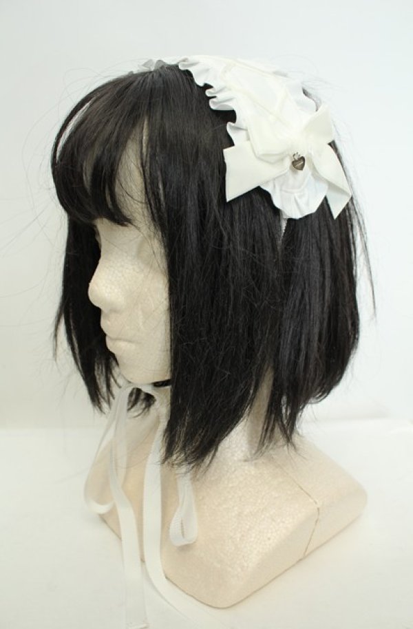 画像1: MILK / Poupee ヘッドドレス  シロ O-26-01-30-002-ML-AC-IG-OS (1)