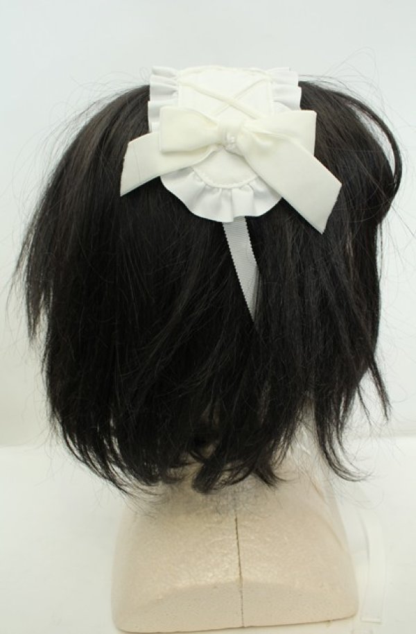 画像3: MILK / Poupee ヘッドドレス  シロ O-26-01-30-002-ML-AC-IG-OS (3)