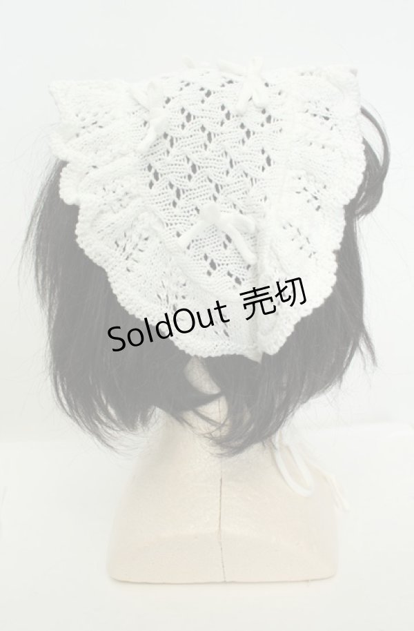 画像4: merry jenny / りぼんたくさんヘッドドレス  シロ O-26-01-30-003-LO-AC-IG-OS (4)