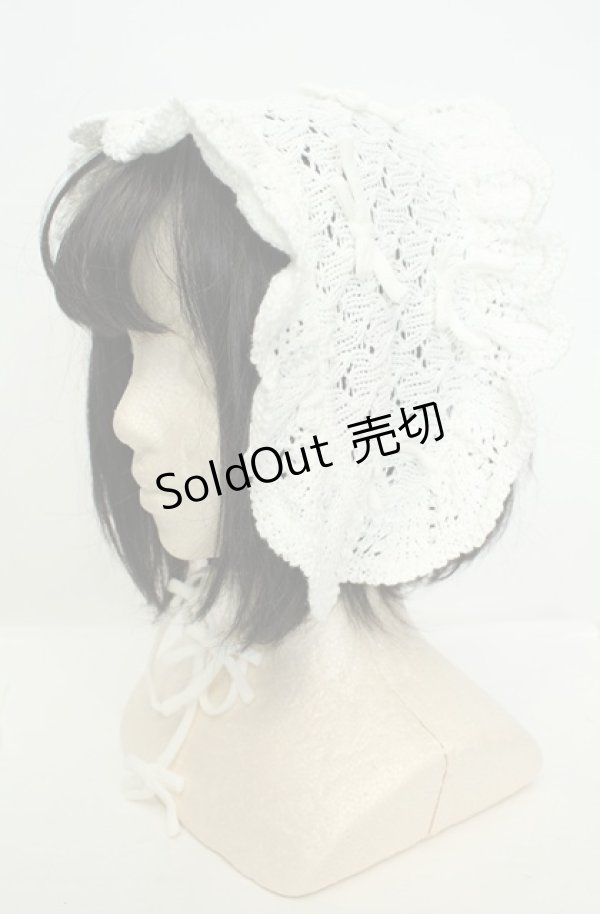 画像1: merry jenny / りぼんたくさんヘッドドレス  シロ O-26-01-30-003-LO-AC-IG-OS (1)