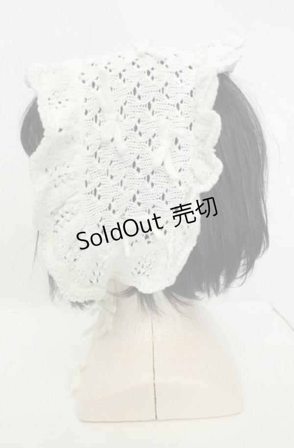 画像3: merry jenny / りぼんたくさんヘッドドレス  シロ O-26-01-30-003-LO-AC-IG-OS (3)
