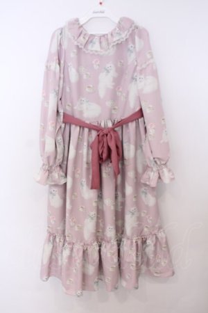 画像: Melody BasKet / 白猫のTea timeフリルカラーワンピース M ピンク O-26-01-30-1008-LO-OP-IG-OS