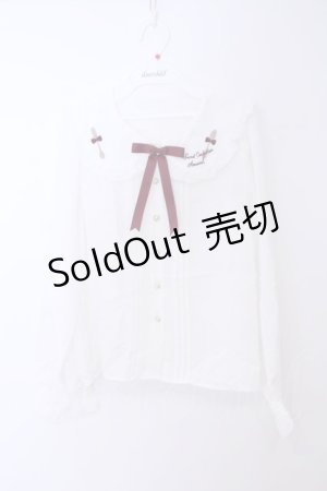 画像: Amavel / カトラリー刺繍ブラウス M シロ O-26-01-30-1012-CA-BL-OW-ZT574