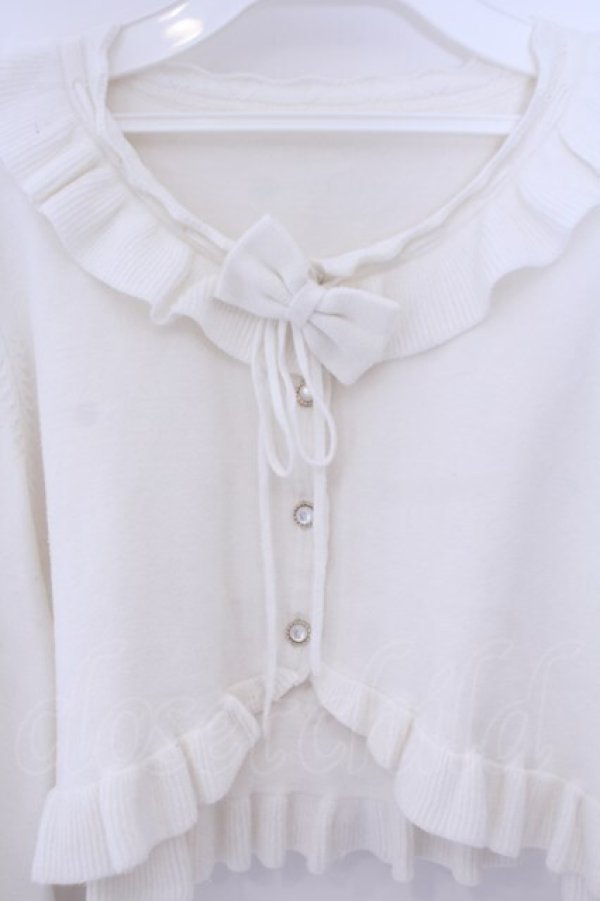 画像2: Sugar Teatime / フリルボレロ M シロ O-26-01-30-1016-LO-TO-OW-OS (2)