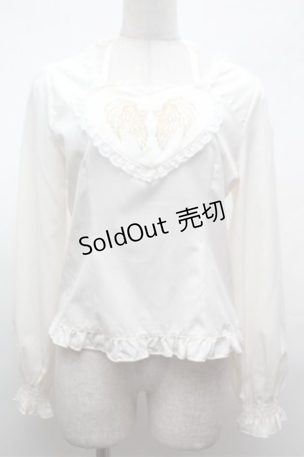 画像1: axes femme POETIQUE / アンジェリック　クワイヤブラウス  オフ S-26-02-01-027-AX-BL-AS-ZS (1)