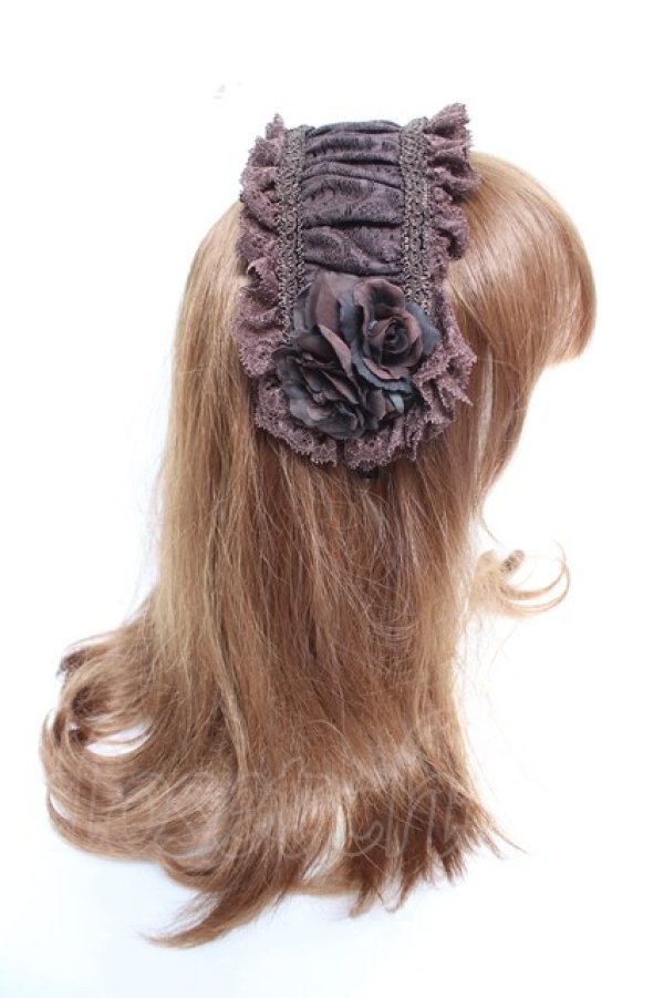 画像3: PrivateSquare. / クラシックヘッドドレス風カチューシャ  ブラウン Y-26-02-01-004-LO-AC-SZ-ZY (3)
