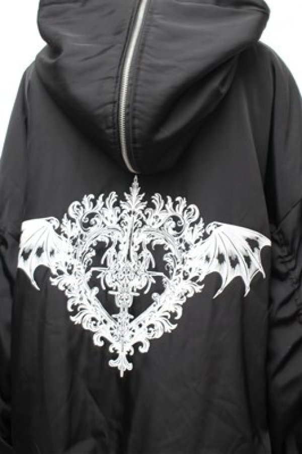 画像4: Amilige / セーラー2wayMA-1ブルゾン  黒 S-26-01-29-063-PU-CO-AS-ZS (4)