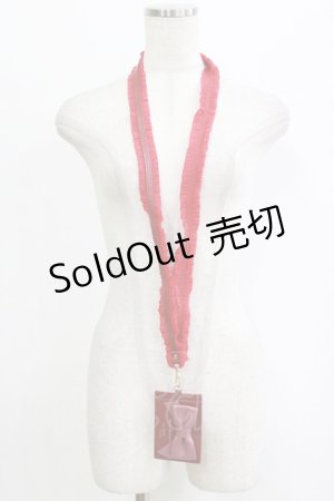 画像: m petit by misako / ショルダーパスケース/ハローキティ  レッド H-26-02-14-081-LO-ZA-NS-ZH