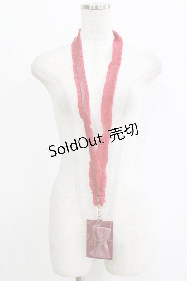 画像1: m petit by misako / ショルダーパスケース/ハローキティ  レッド H-26-02-14-081-LO-ZA-NS-ZH (1)