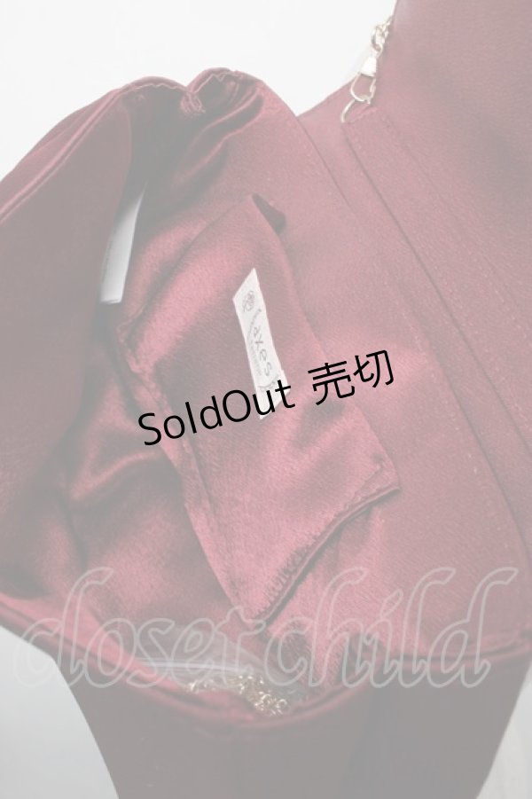 画像4: axes femme / クラッチバッグ  ワイン S-26-02-13-011-AX-BG-AS-ZS (4)