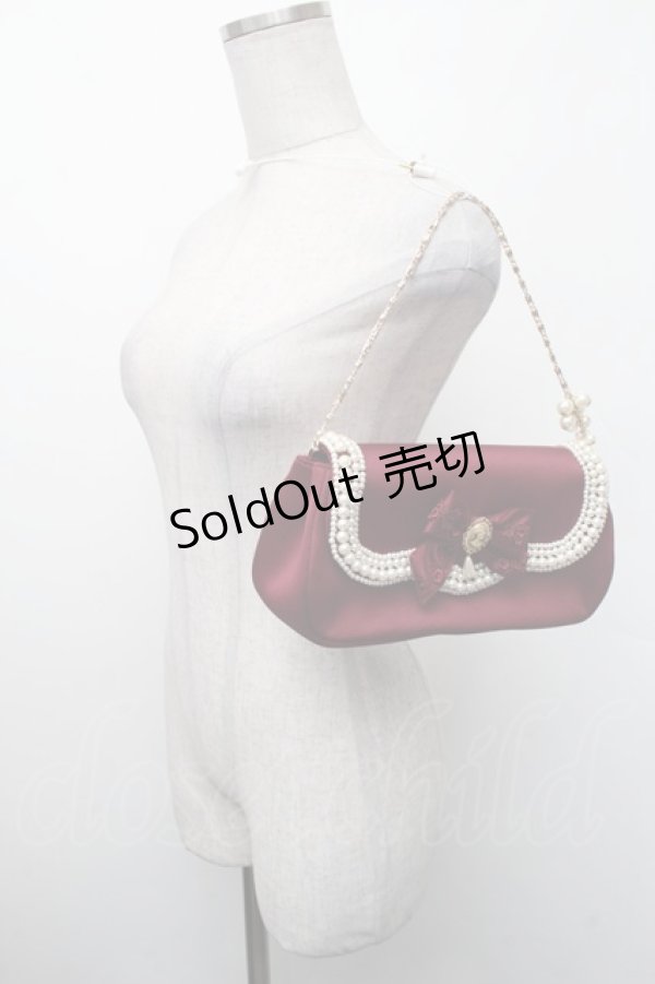 画像1: axes femme / クラッチバッグ  ワイン S-26-02-13-011-AX-BG-AS-ZS (1)