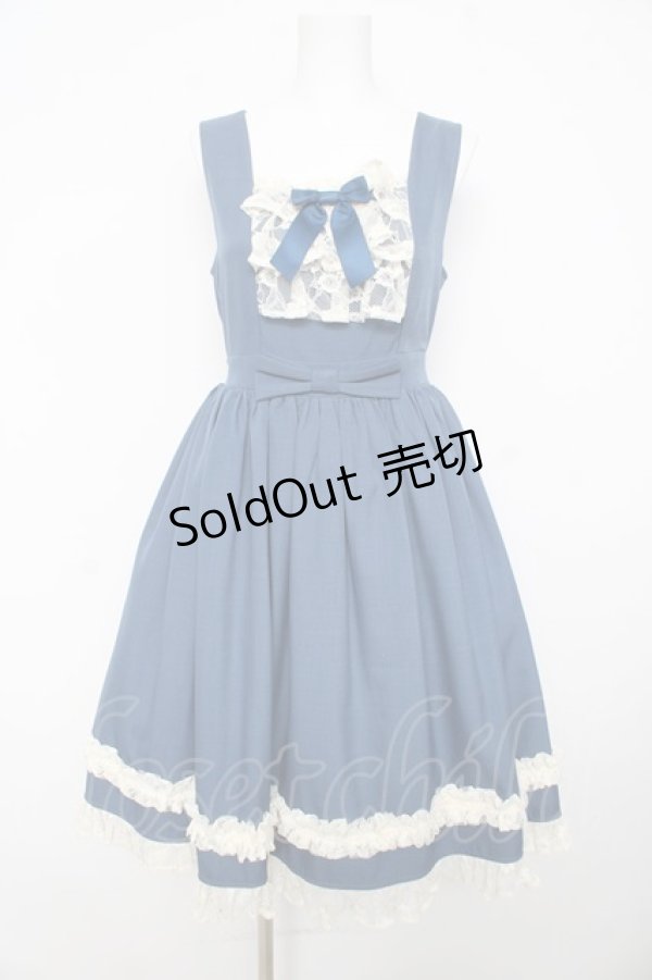 画像1: axes femme kawaii / オリビアジャンパースカート M ブルー T-26-02-04-017-AX-OP-SA-ZH (1)