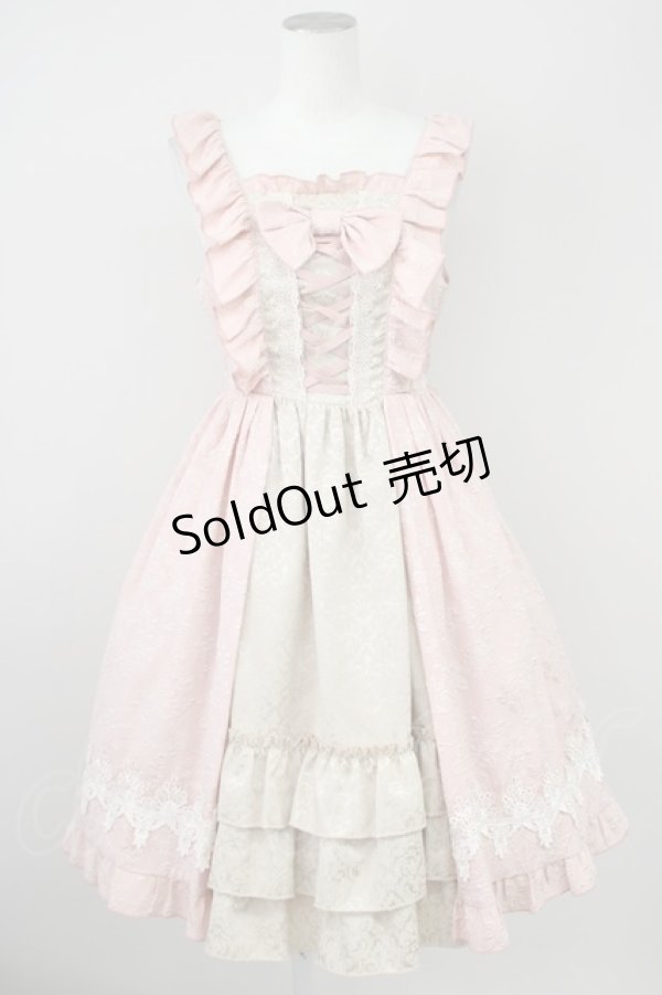 画像1: axes femme kawaii / ロココジャンパースカート M ピンク T-26-02-07-008-AX-OP-SA-ZH (1)