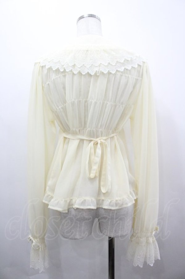 画像2: BABY,THE STARS SHINE BRIGHT / シフォンベビードールブラウス  アイボリー I-26-04-03-001-BA-BL-SA-ZI (2)