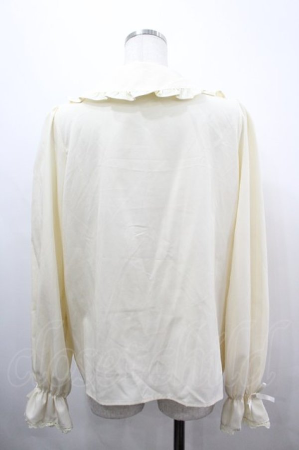 画像2: m petit by misako / AM マルエリフリルブラウス L 淡薄橙 I-26-04-03-005-LO-BL-SA-ZI (2)