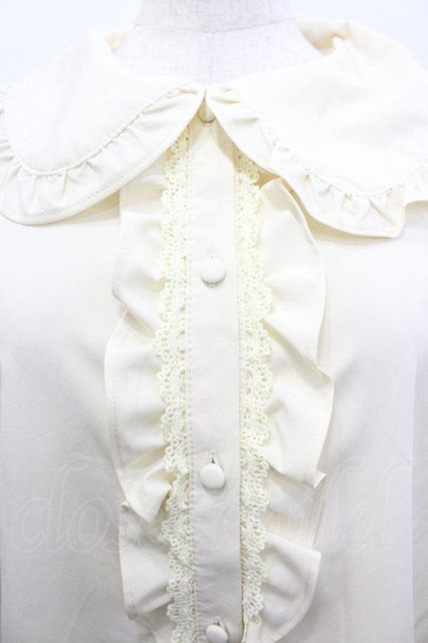 画像3: m petit by misako / AM マルエリフリルブラウス L 淡薄橙 I-26-04-03-005-LO-BL-SA-ZI (3)