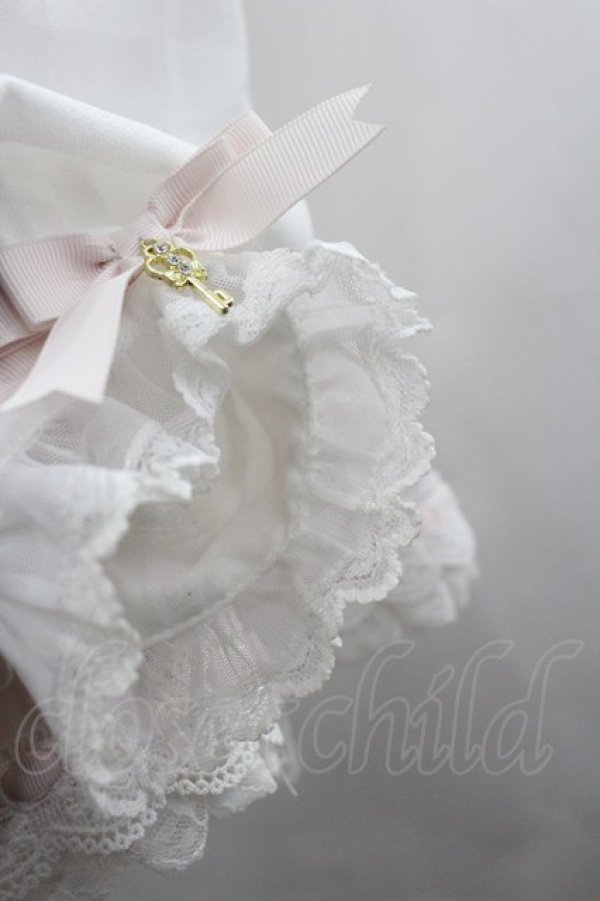 画像3: LIZ LISA / トリプルリボンフリルセットアップ 0 ピンク×白 I-26-04-03-040-LO-OP-TE-ZI (3)