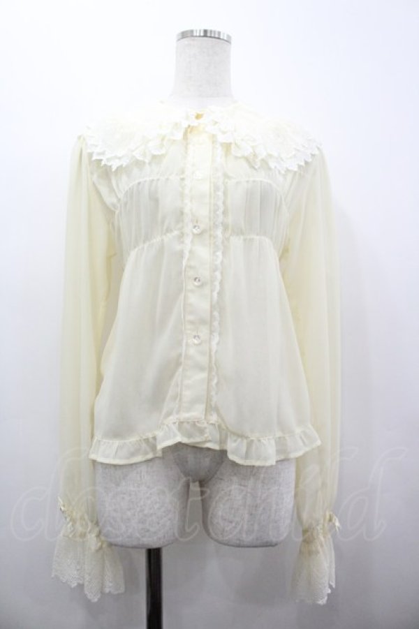 画像1: BABY,THE STARS SHINE BRIGHT / シフォンベビードールブラウス  アイボリー I-26-04-03-001-BA-BL-SA-ZI (1)