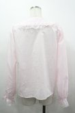 画像2: majoretty / 襟はしごリボンレースブラウス L ピンク I-26-04-03-003-GO-BL-SA-ZI (2)
