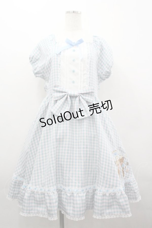 画像1: CHIP CLIP / SATSUKIAIコラボワンピース L サックス I-26-04-03-039-PU-OP-SA-ZI (1)