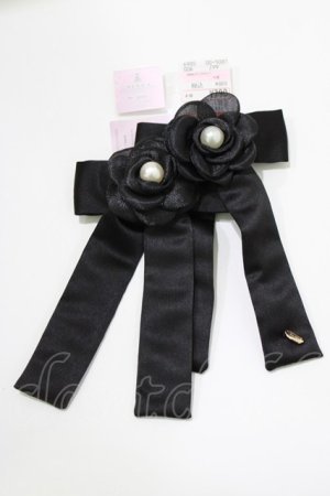 画像: m petit by misako / AM*NIPL2Pクリップ  ブラック H-26-04-06-059-LO-AC-NS-ZH