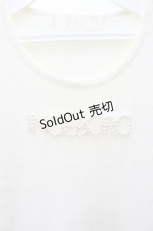 画像2: 【SALE】INGEBORG / パールロゴモヘアニットワンピース O-21-01-31-258-1-OP-LO-L-IG-ZT216 (2)