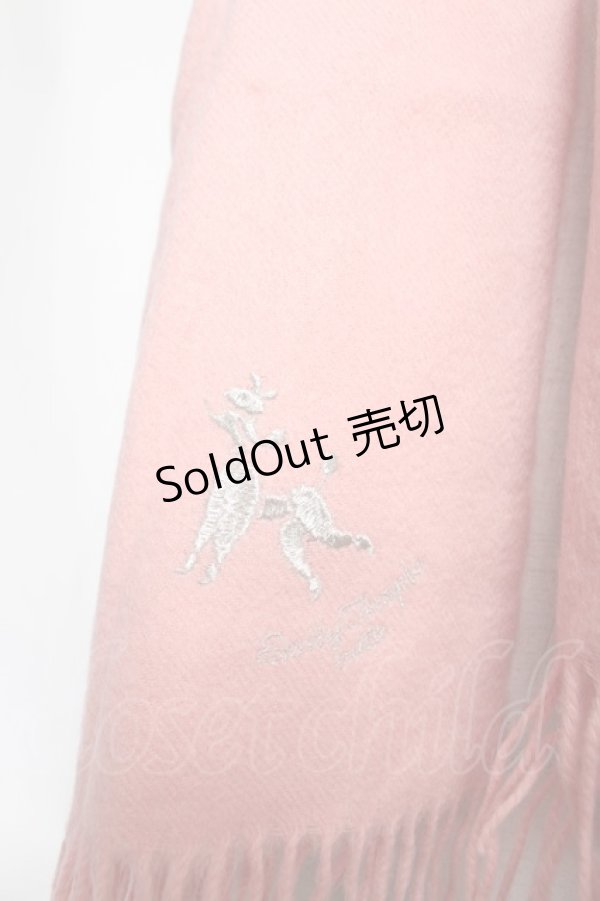 画像2: Emily Temple cute  / ロゴ刺繍ストール Y-21-12-15-031-1-ZA-ET-L-HD-ZT087 (2)