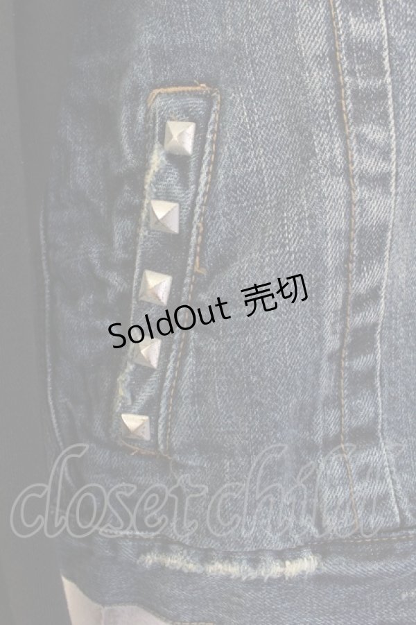 画像4: 【SALE】Candy Stripper  / スウェットスリーブデニムジャケット O-22-01-06-4033-1-JA-PU-P-IG-ZT-C014 (4)