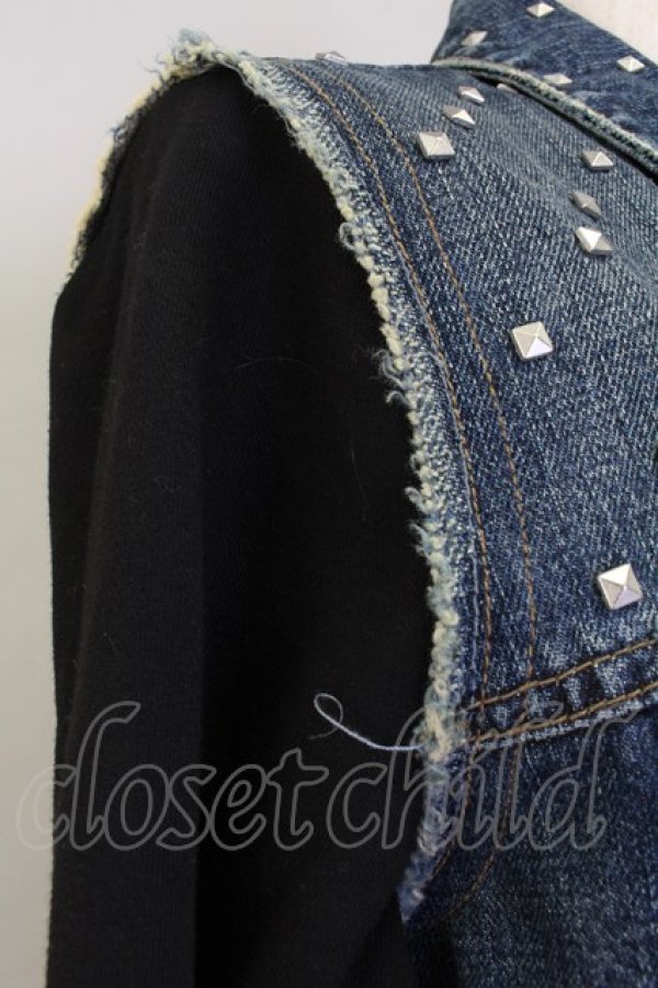 画像5: Candy Stripper  / スウェットスリーブデニムジャケット O-22-01-06-4033-1-JA-PU-P-IG-ZT-C014 (5)