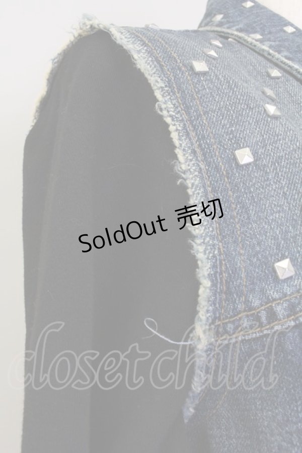 画像5: 【SALE】Candy Stripper  / スウェットスリーブデニムジャケット O-22-01-06-4033-1-JA-PU-P-IG-ZT-C014 (5)